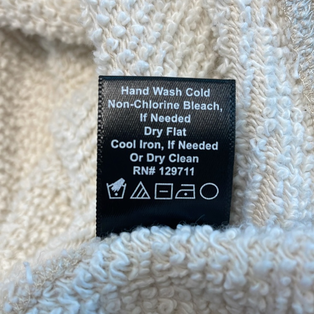 JENNI KAYNE Saturday Sweatshirt Sz XL Oatmeal French Terry Crewneck Long Sleeve - Picture 11 of 14
